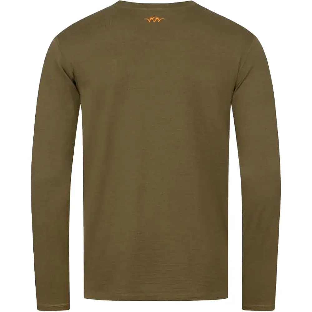 Лонгслив Blaser Active Outfits Men’s Merino Base 160 LS Shirt Dark Olive - фото 4