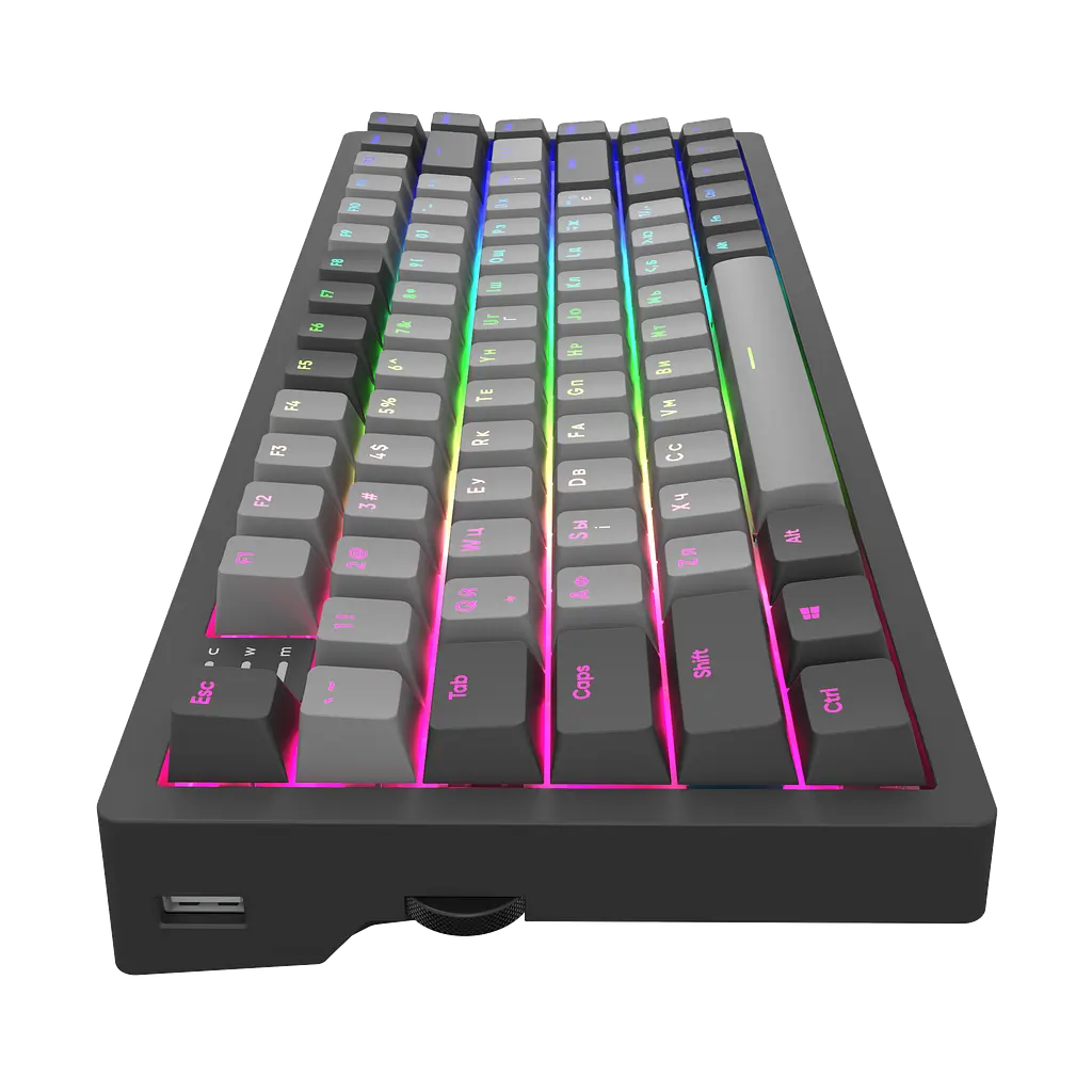 Игровая клавиатура Dark Project KD83A Gateron Cap Teal ENG/UA (KB-GCT-871-100004) - фото 4