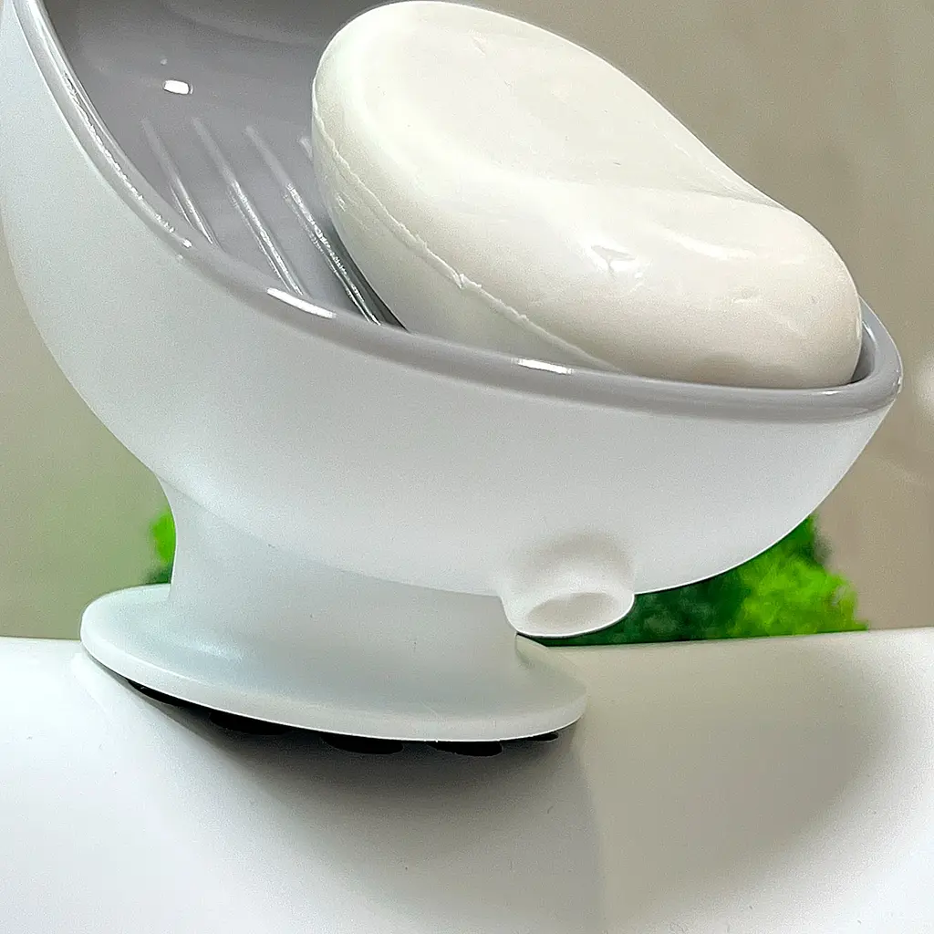 Мильниця MVM на присосці біло-сіра (BP-38 WHITE/GRAY) - фото 9