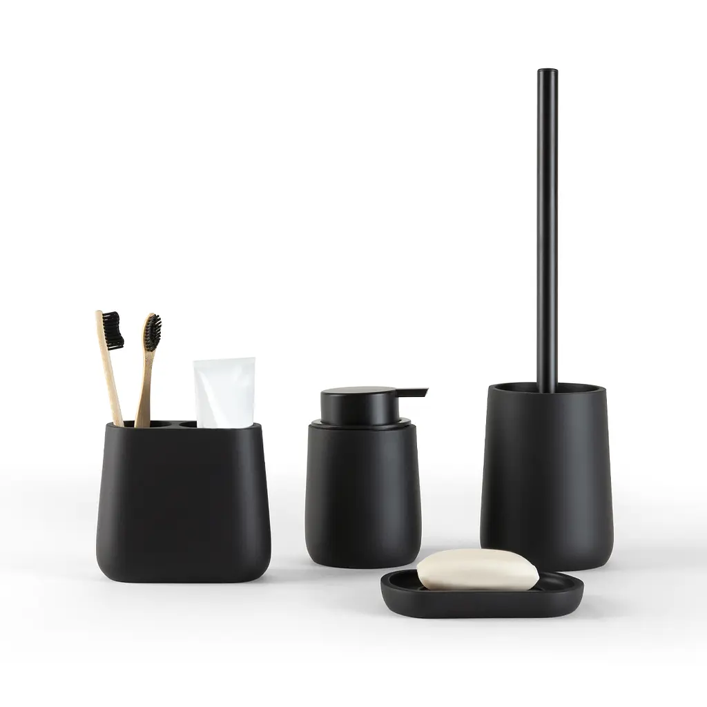 Набор аксессуаров для ванной комнаты My Home MVM-13 черный (MVM-MH-13 BLACK) - фото 2