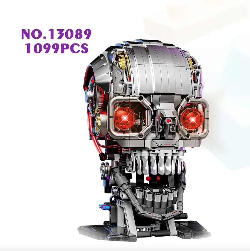 Конструктор череп MJI Skeleton механічний від  для дітей та дорослих  1099 деталей - фото 2