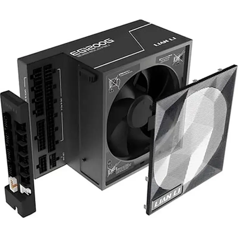 Блок живлення Lian Li 1200W EDGE GOLD Black (G9P.EG1200G.BH00.EU) - фото 11