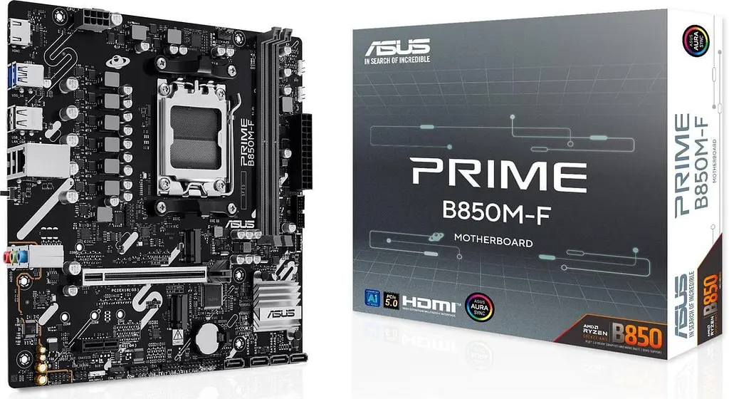 Материнська плата ASUS PRIME B850M-F (PRIME B850M-F) (Socket AM5, AMD B850, Micro-ATX) - фото 6