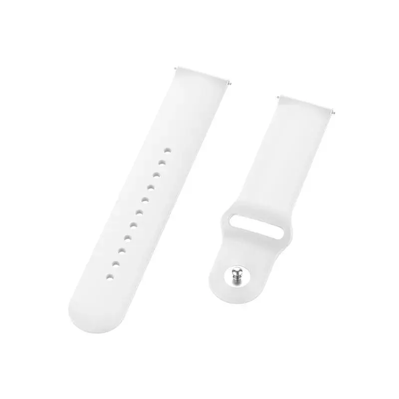 Силіконовий ремінець BeCover для Amazfit Stratos 1/2/2S/3/GTR 2/GTR 47mm/GTR Lite 47mm/Nexo/Pace White (706377) - фото 3