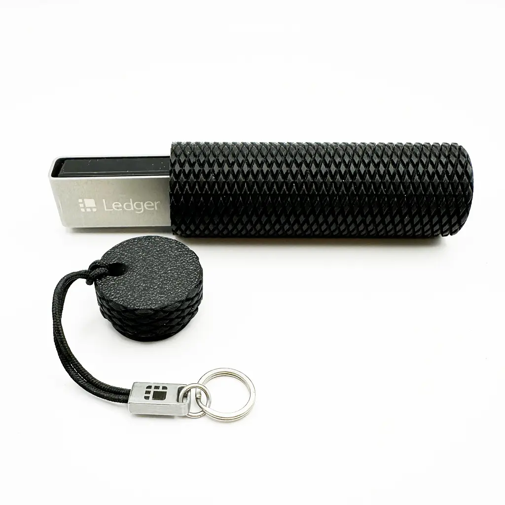 Чохол-капсула CryptoSafe Capsule для Ledger Nano S / S Plus / X, Чорний - фото 7