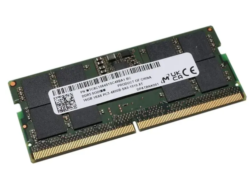 Пам'ять для ноутбуків Micron MTC DDR5 SO-DIMM 1x16GB MTC8C1084S1SC48BA1