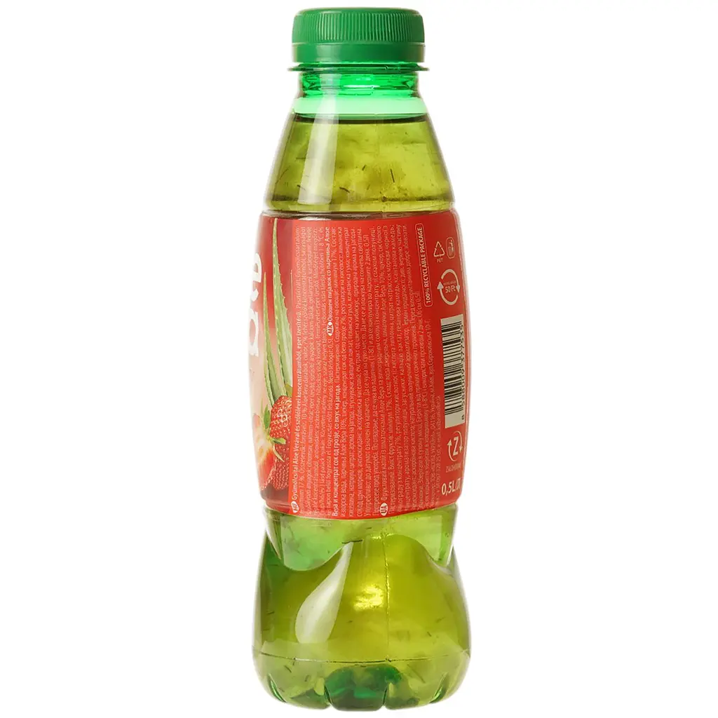 Напиток Aloe Vera Strawberry негазированный 0.5 л - фото 3