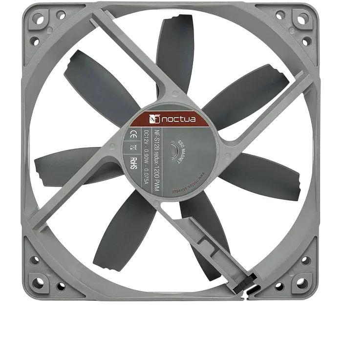 Вентилятор Noctua NF-S12B Redux-1200 PWM Gray (NF-S12B REDUX-1200 PWM) - фото 3