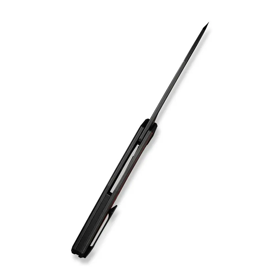 Ніж складаний туристичний Civivi Hypersonic, (9.4 см) 14C28N/Steel & G10 чорно-бордовий - фото 7
