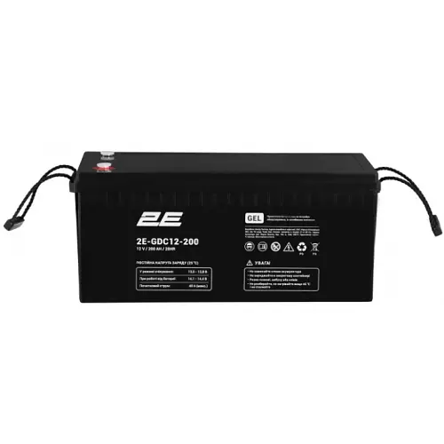 Акумулятор 2E GDC, 12V, 200Ah, GEL (2E-GDC12-200) - фото 2