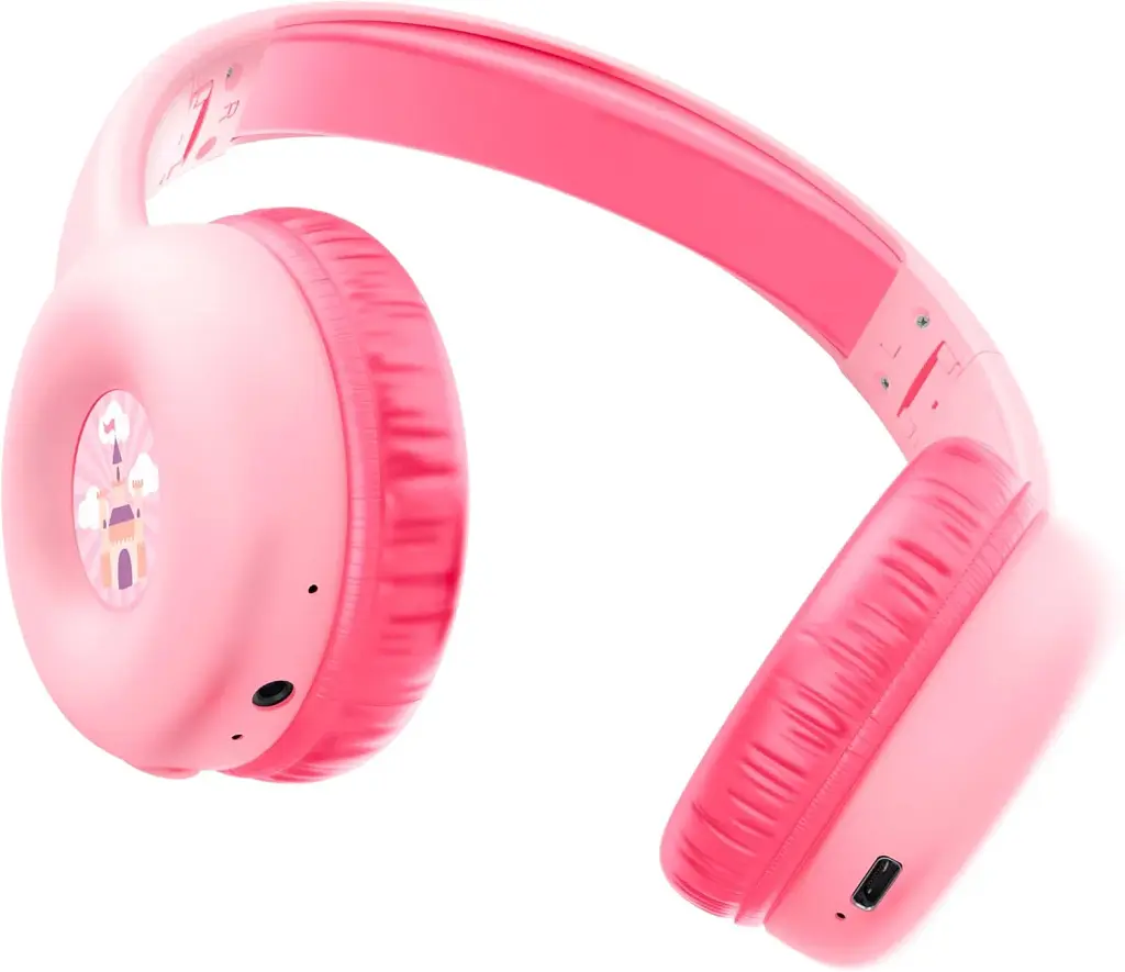Bluetooth-гарнітура Trust On-ear Nouna Kids, Wireless Pink (25274) - фото 5