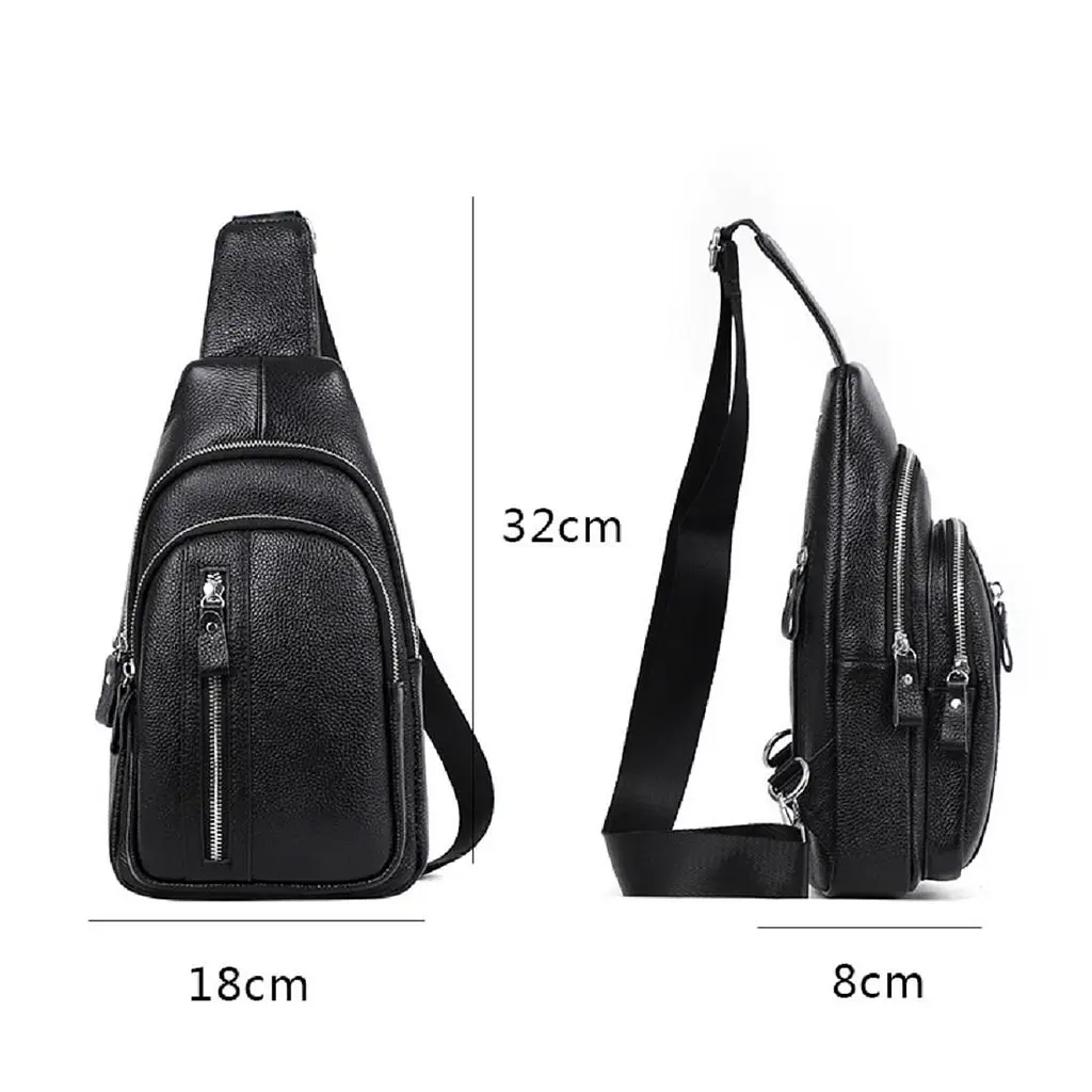 Сумка на одну шлейку чорна Tiding Bag FL-A25F-5055A - фото 3