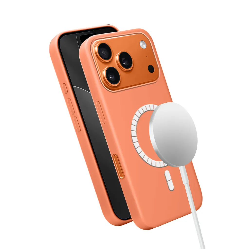 Чохол MAKE Apple iPhone 17 Pro Silicone Solo Cosmic Orange - фото 5