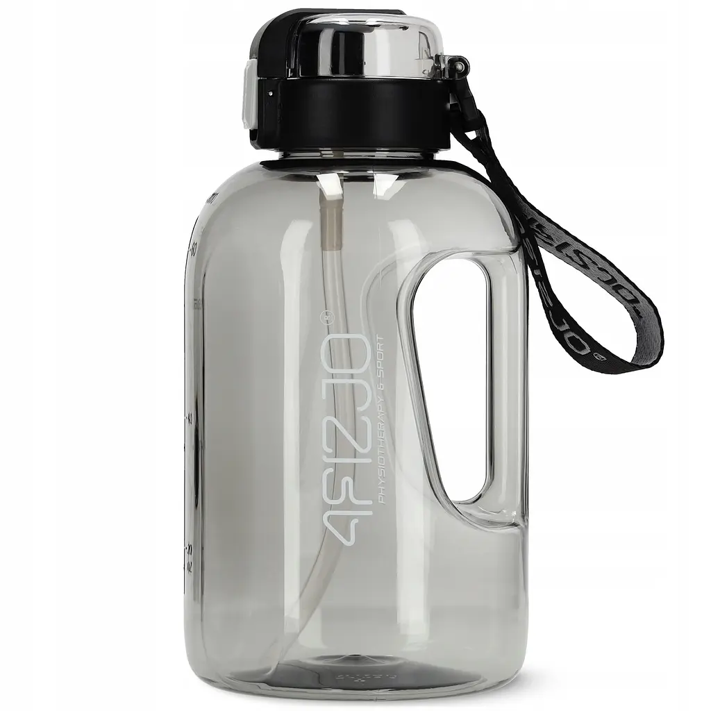 Пляшка для води спортивна 4FIZJO 2000 мл Grey (P-5905973403825)