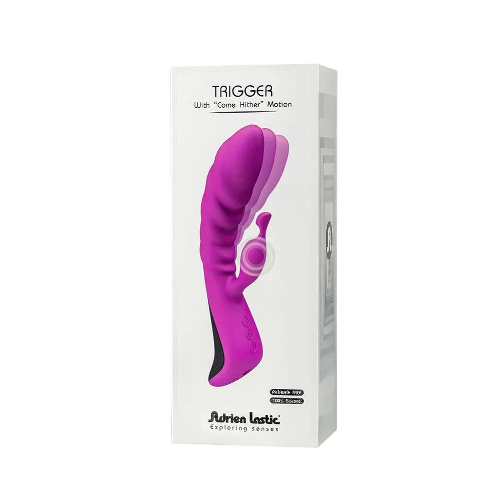 Вібратор Adrien Lastic Trigger з масажними рухами стовбура - фото 6