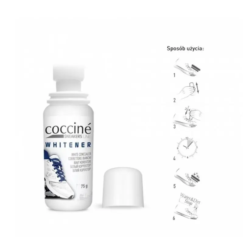 Крем-паста для взуття Coccine, 75 мл, біла - фото 2