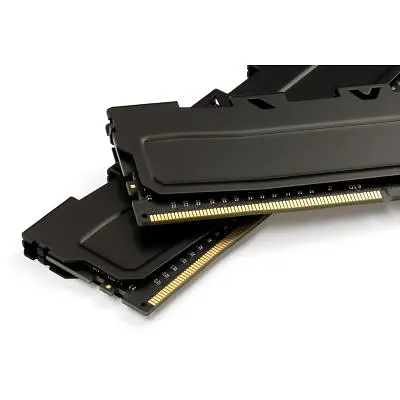 Модуль пам'яті для комп'ютера DDR4 16GB (2x8GB) 3200 MHz Kudos Black eXceleram (EKBLACK4163216AD) - фото 3
