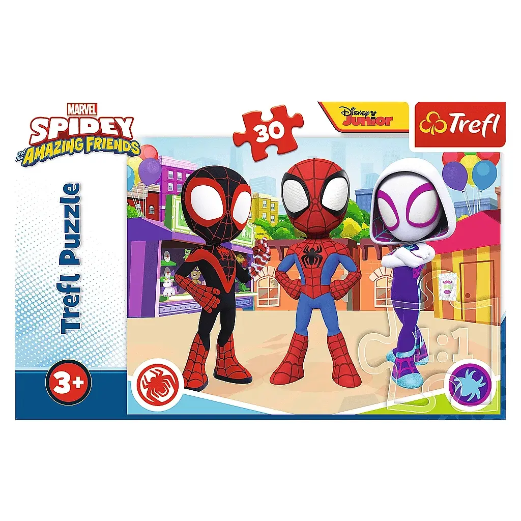 Пазл Trefl Spiderman Пригоди Спайді та друзів 30 елементів (5900511182859) - фото 3