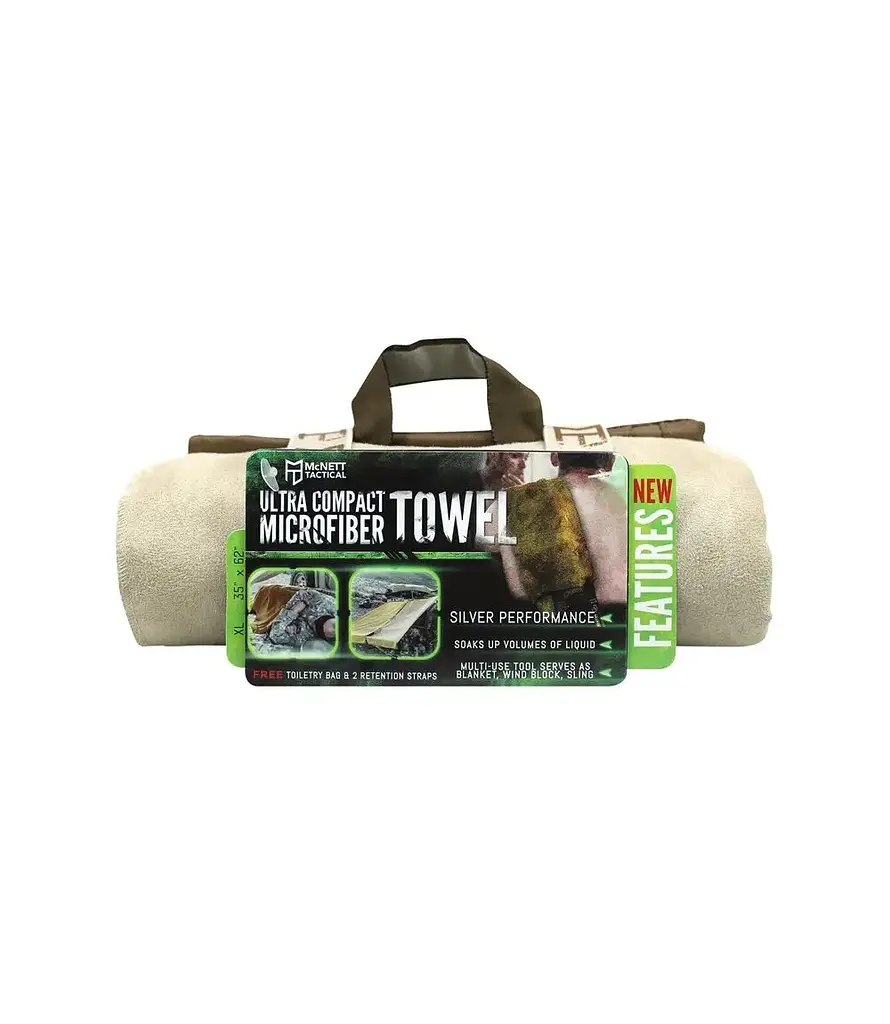 Полотенце McNett Tactical Microfiber Towel L Coyote (1053-MCN.44031) - фото 3