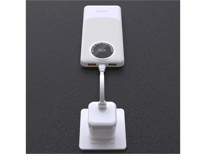 Зовнішній акумулятор (Power Bank) Dudao K12 10000mAh 22.5W PD+QC LED Black - фото 2