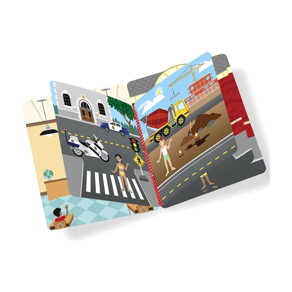 Набір для творчості Melissa & Doug Об'ємні багаторазові наліпки Професії (MD9426) - фото 3