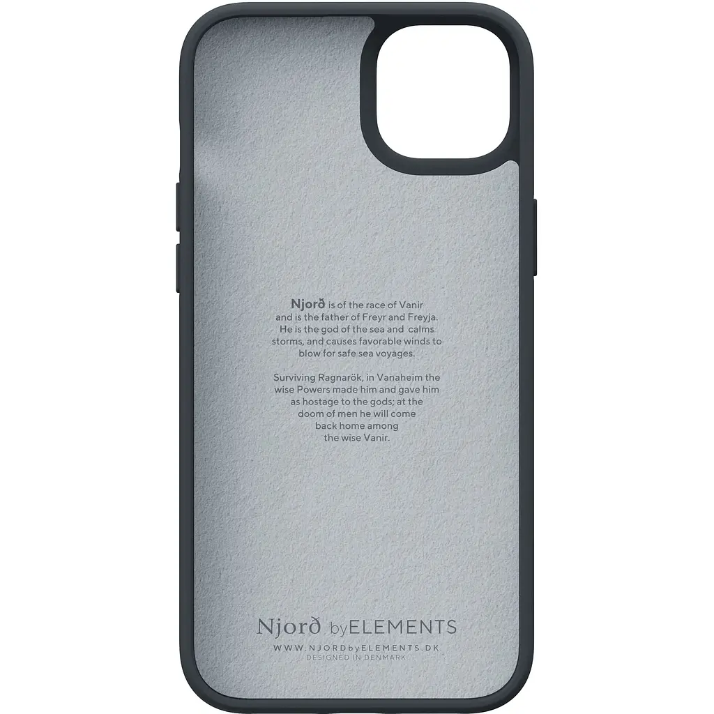 Чохол-накладка Njord Suede Comfort+ Case Black для iPhone 14 Plus (NA42CM00) - фото 4