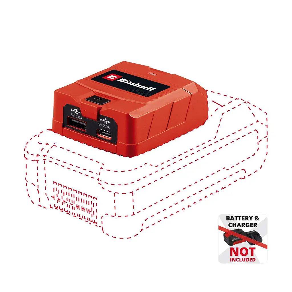 Зарядное устройство USB аккумуляторное TC-CP 18В Einhell hoz0014301 - фото 2