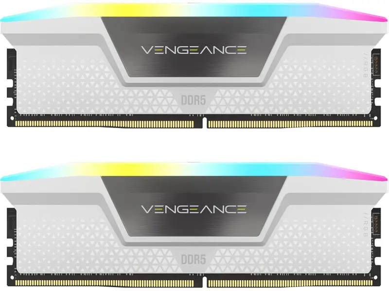 Модуль пам'яті Corsair 32 GB (2x16GB) DDR5 6000 MHz Vengeance RGB (CMH32GX5M2E6000C36W) - фото 3