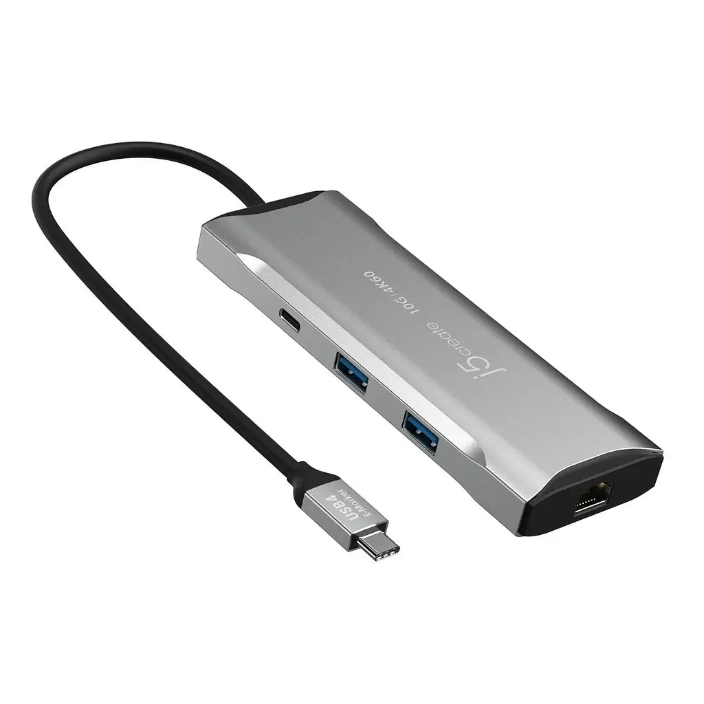 USB-хаб j5create JCD393-N, USB Type-C 7-в-1 (JCD393-N) - фото 4