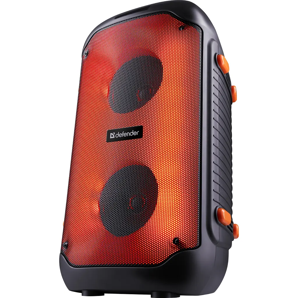 Акустична система 2.0 Defender Boomer 25, 25Вт RGB/BT/FM/USB/TF/AUX/MIC, чорна - фото 4