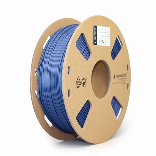 Пластик для 3D друку Gembird, PLA, Matte Blue, 1.75 мм, 1 кг (3DP-PLA-01-MTNB) - фото 2