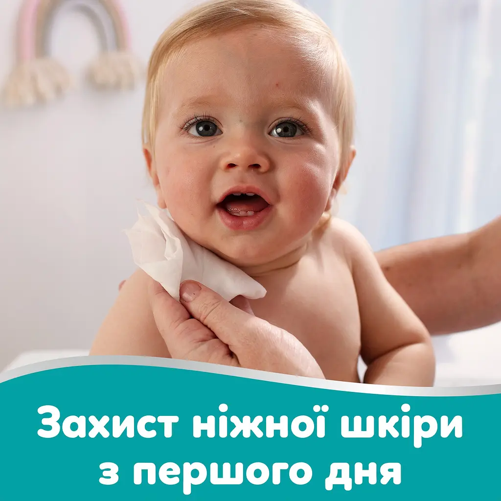 Детские влажные салфетки Pampers 99% Water 1080 шт. (18 упаковок x 60 шт.) - фото 3