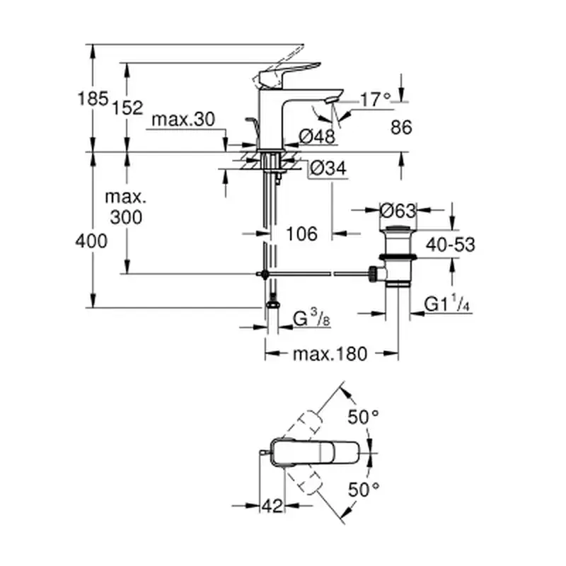 Змішувач Grohe QuickFix 1018560000 - фото 5
