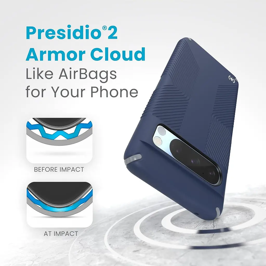 Протиударний чохол Speck Presidio2 Grip для Google Pixel 8 Pro (6.7") Coastal Blue 150583-3206 - фото 7