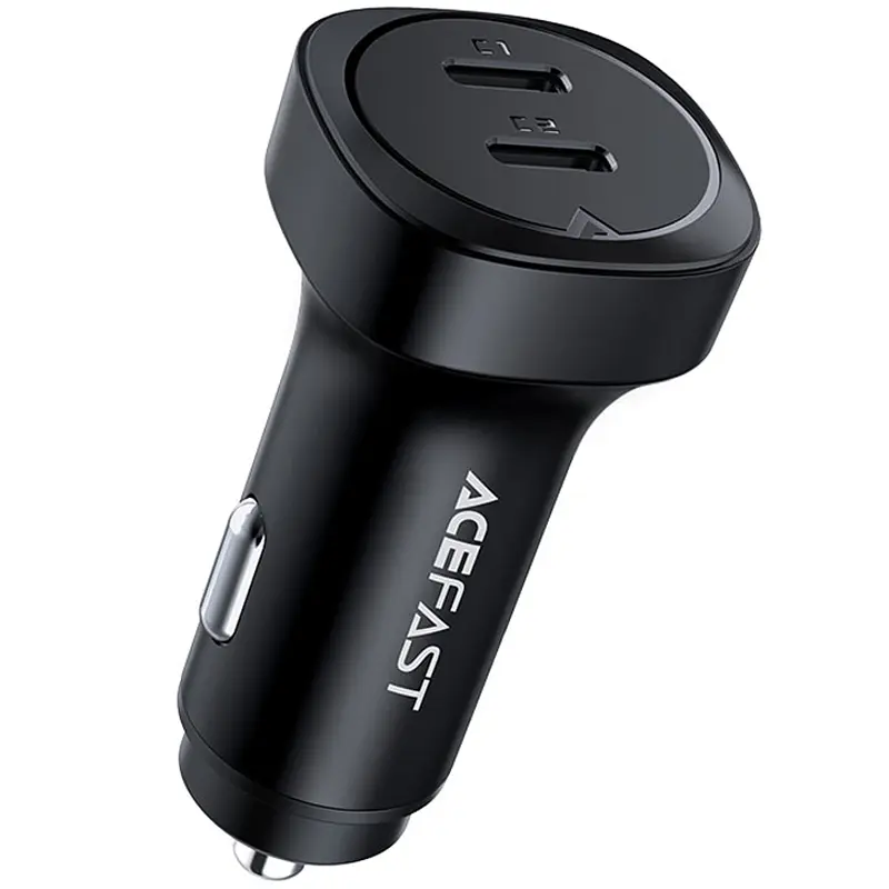 АЗП Acefast B2 PD36W+PD36W total 72W (2USB-C) Black - фото 3