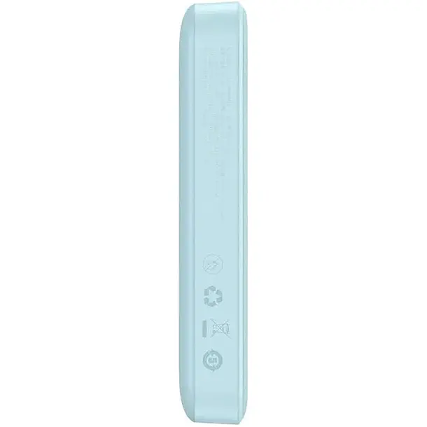 Зовнішній акумулятор Baseus Magnetic Mini Wireless Fast Charge Power Bank 10000mAh 20W Blue (PPCX110103) [102123] - фото 7