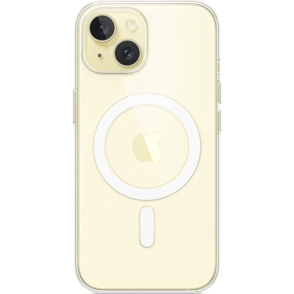 Чохол Clear Case with MagSafe для Apple iPhone 15 Transparent AA [92696] - фото 7