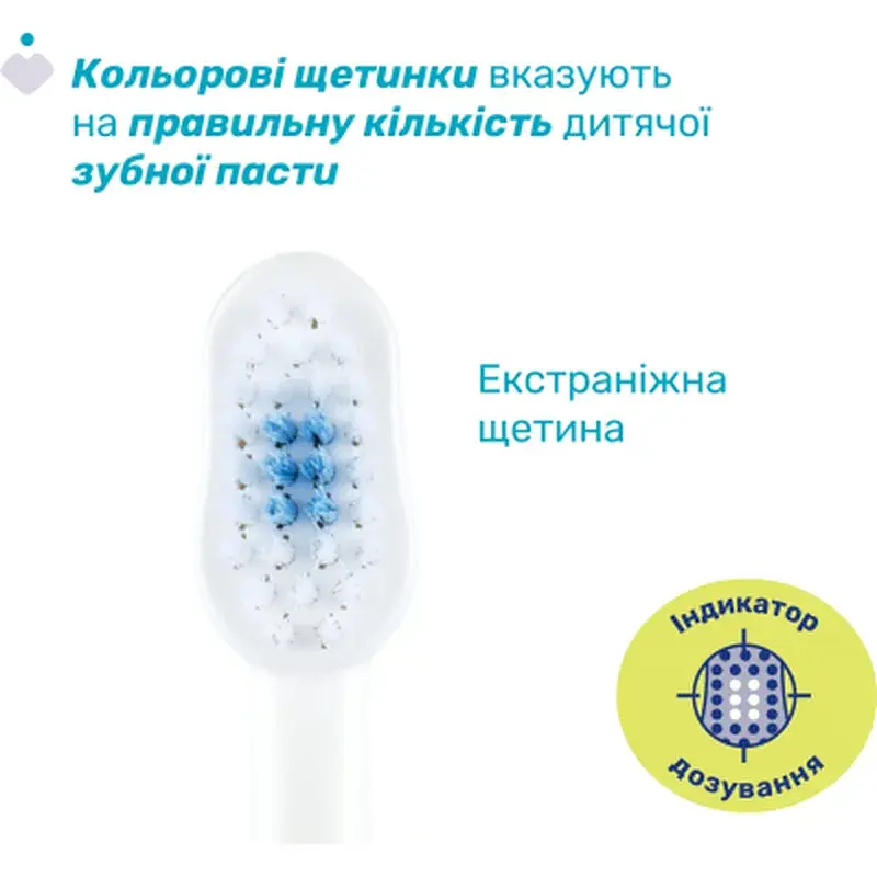 Дитяча зубна щітка Chicco 3-6 років, 2 шт. жовтий/блакитна (8058664174751) (12084.11) - фото 2
