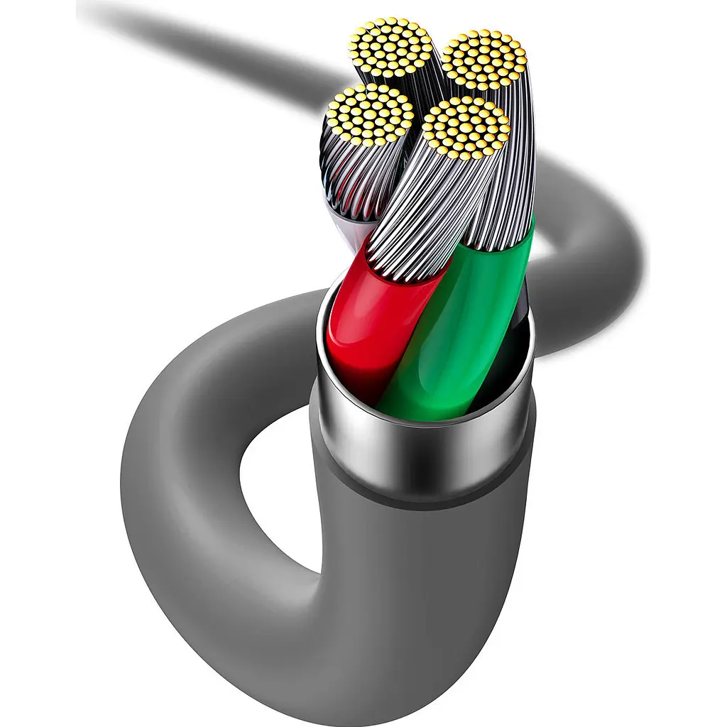 Кабель Baseus Jelly Liquid Silica Gel USB-A to Lightning 20W 2m Black (CAGD000101) [113827] - фото 4