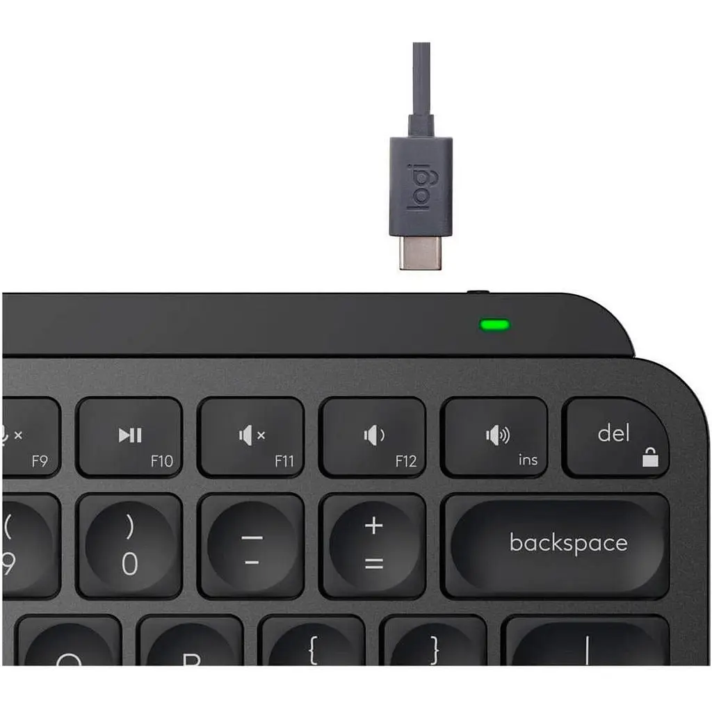 Клавіатура Logitech MX Keys Mini Wireless Illuminated Graphite UA (920-010498) [124828] - фото 5