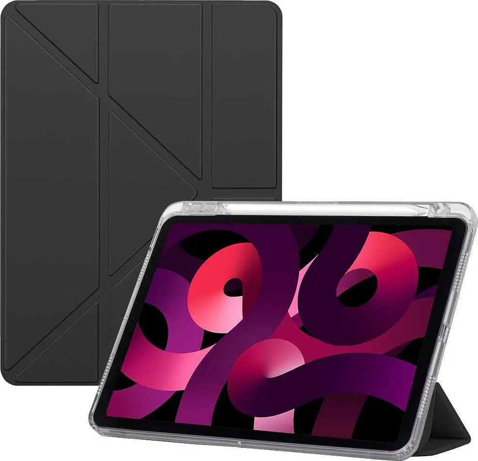 Чохол до планшета BeCover Ultra Slim Origami Transparent Apple iPad Air 11" M4 2026 Black (715183)