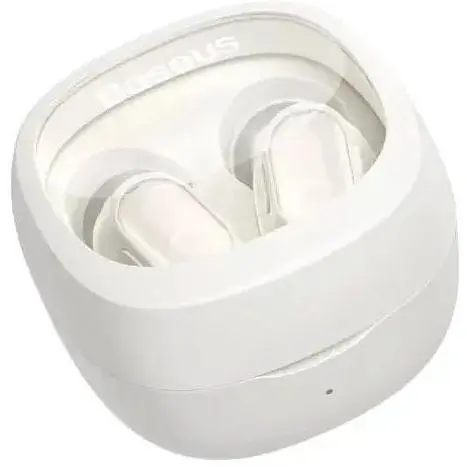 Бездротові навушники Baseus WM02 Bluetooth гарнітура Original в кейсі білі - фото 4