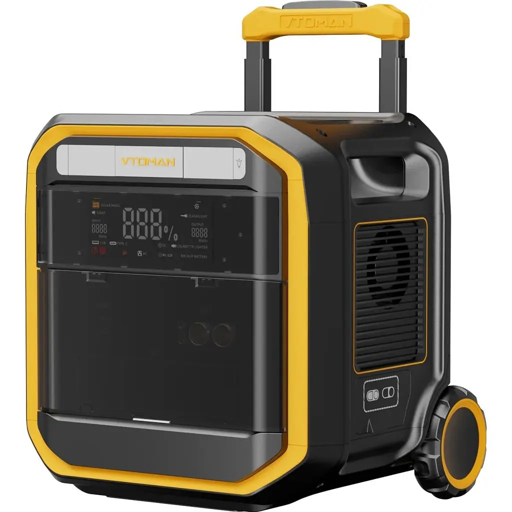 Портативна зарядна станція Vtoman FlashSpeed Pro 3600 LiFePO4, 3096 Вт/ч 3600 Вт (FlashSpeed Pro 3600) - фото 3