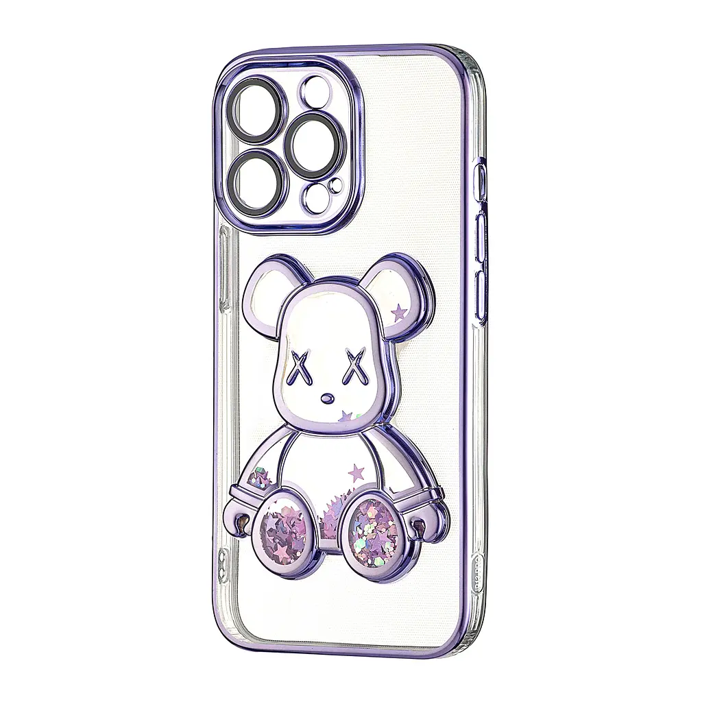 Чохол Shining Bear Case Protected Camera iPhone 13 Pro Purple