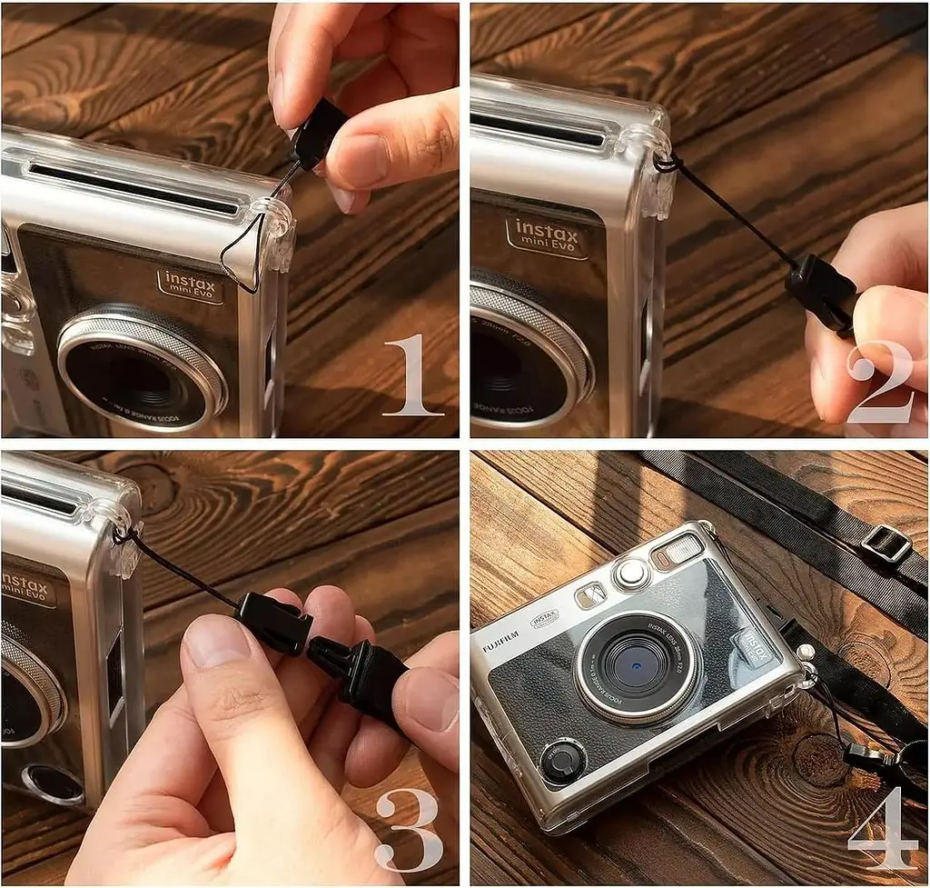 Подарочный набор камера Fujifilm Instax Mini EVO, Фотобумага 100 шт, Прозрачный чехол, Фотоальбом 108 фото - фото 7