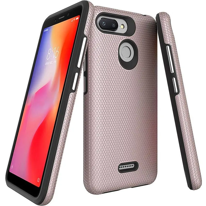 Чохол-накладка Toto Triangle TPU+PC Case Xiaomi Redmi 6/6A Rose Gold - фото 2