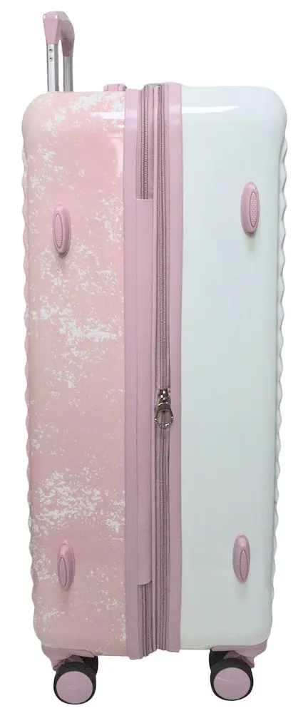 Валіза велика Madisson Snowball 65203 L 76x49x30 см полікарбонат Біло-рожевий - фото 6