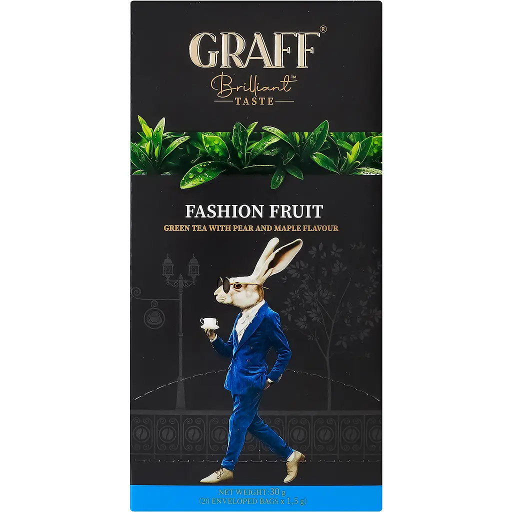 Чай зелений Graff Fashion fruit 30 г (20 шт. х 1.5 г) - фото 6