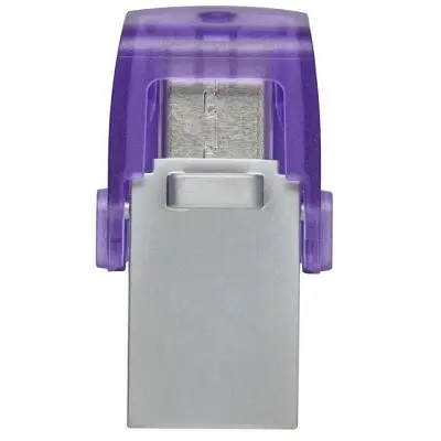 USB флеш накопитель Kingston 128GB DataTraveler microDuo 3C USB 3.2/Type C (DTDUO3CG3/128GB) - фото 3