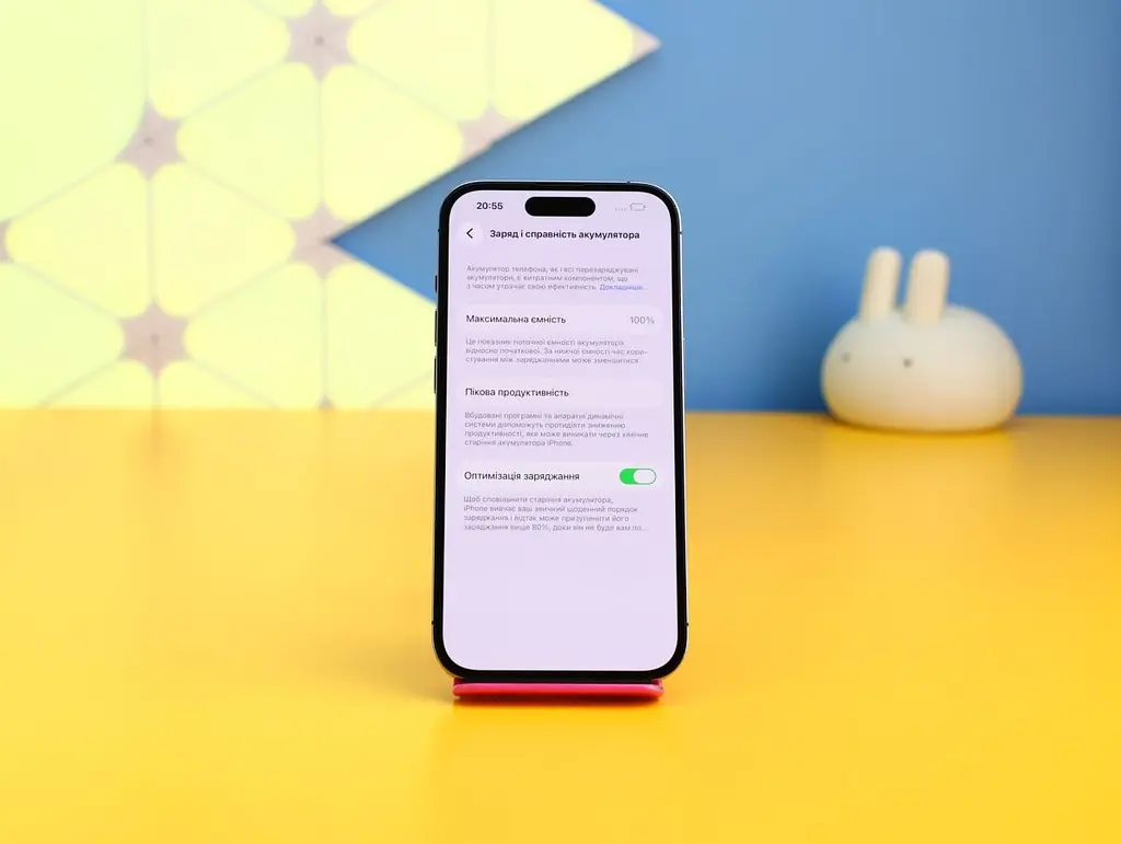 Смартфон Apple iPhone 14 Pro 128 ГБ темно-фіолетовий (MQ0G3) б/в [174174] - фото 3